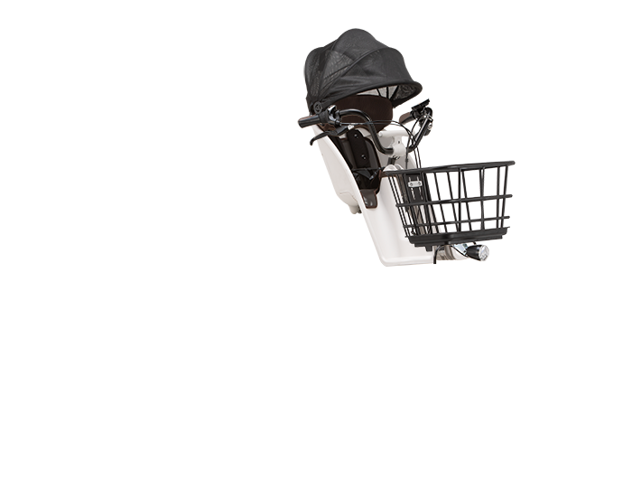 クルームフロントシート＋フロントバスケット＋前照灯