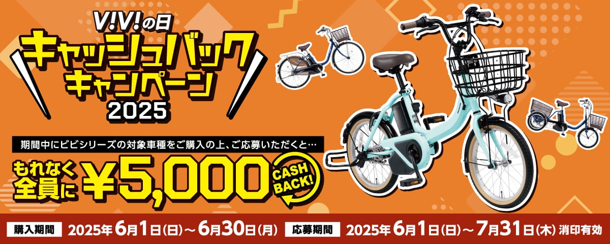 ビビの日キャッシュバックキャンペーン