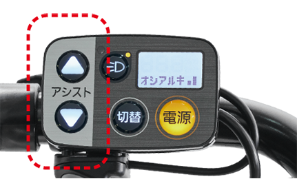 押し歩きアシストの速度調整