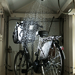 写真：塩水噴霧試験