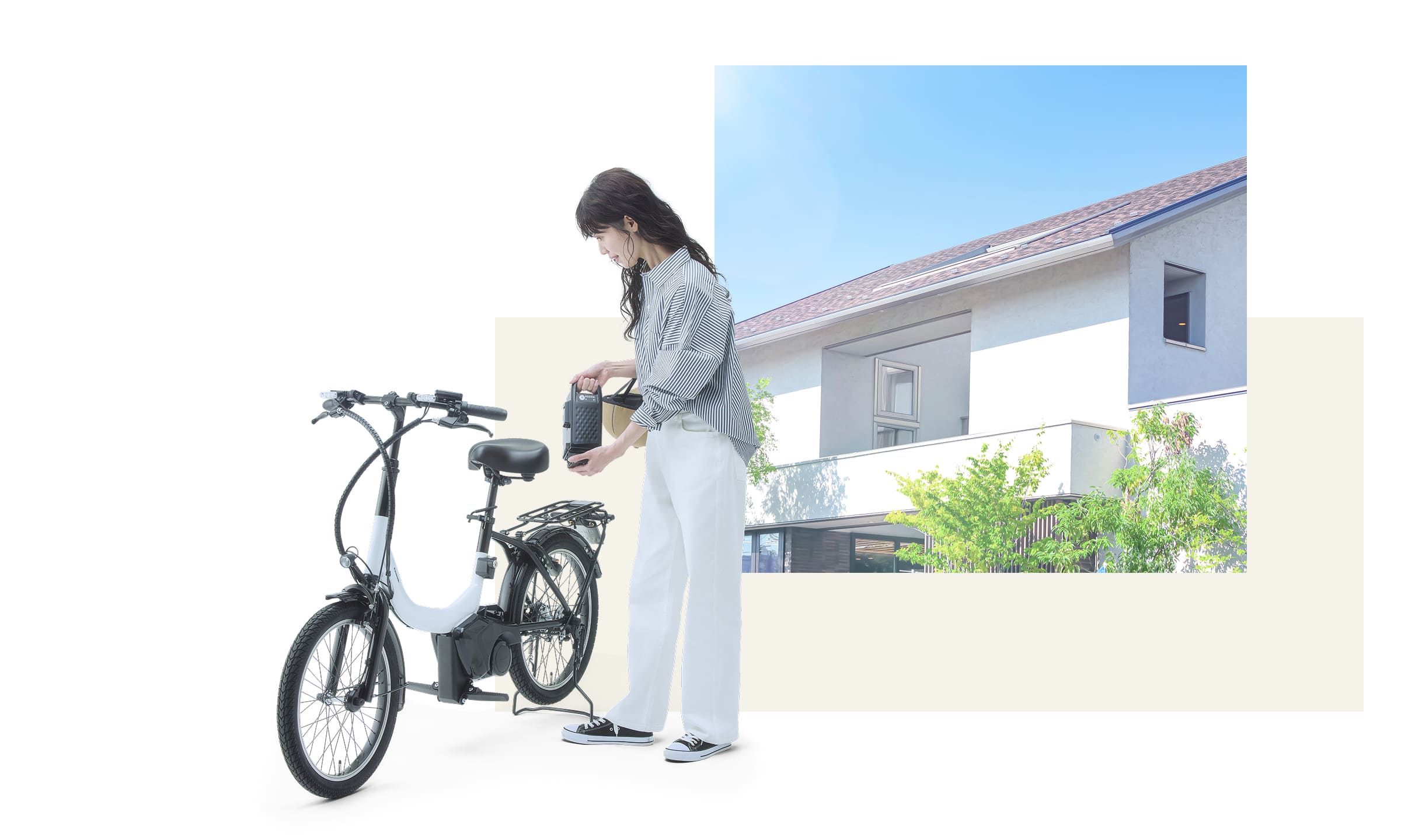 帰ったら、サッと充電の画像