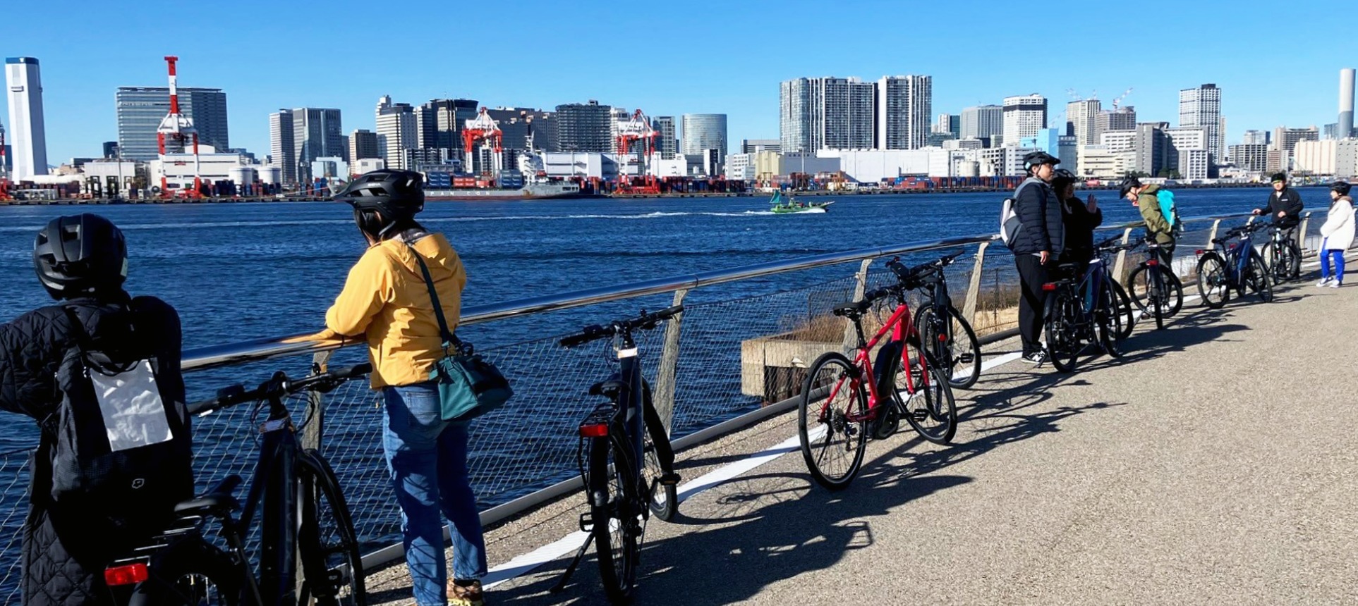 海風が爽快なコースの風景