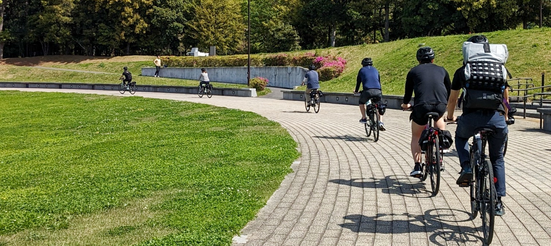 海風が爽快なコースの風景
